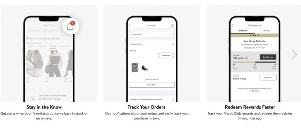 Nordstrom App Example