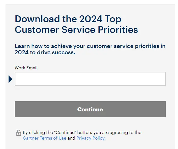 Gartner gated content