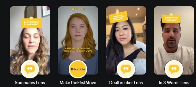 Bumble lenses 