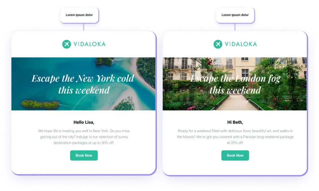 Email segmentation Mailjet