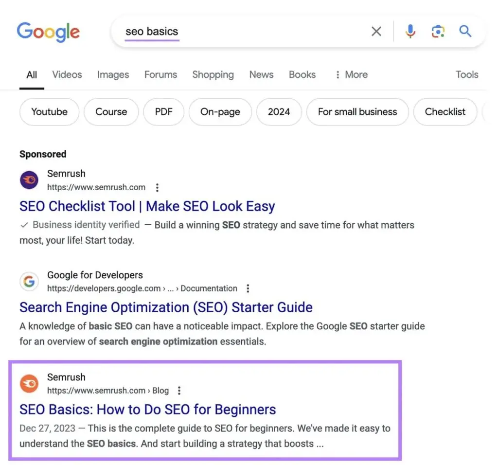 SEO basics