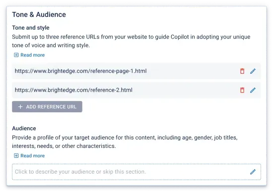 BrightEdge content creation 