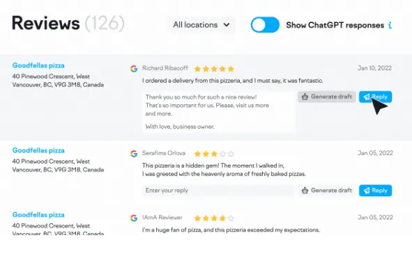 Semrush review management 