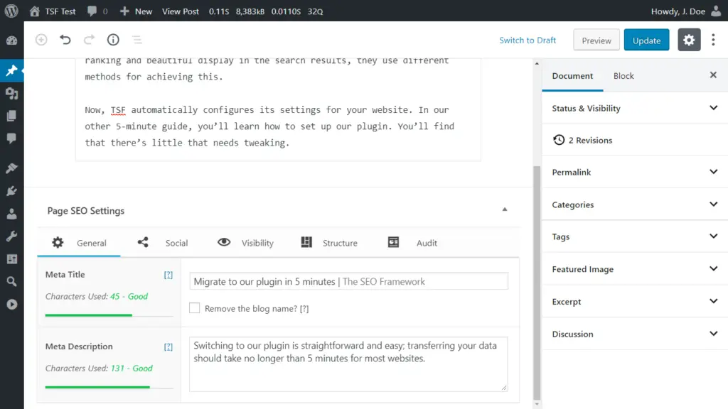 The SEO Framework 