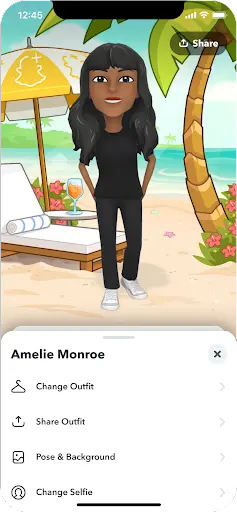 Snapchat Plus Bitmoji Background
