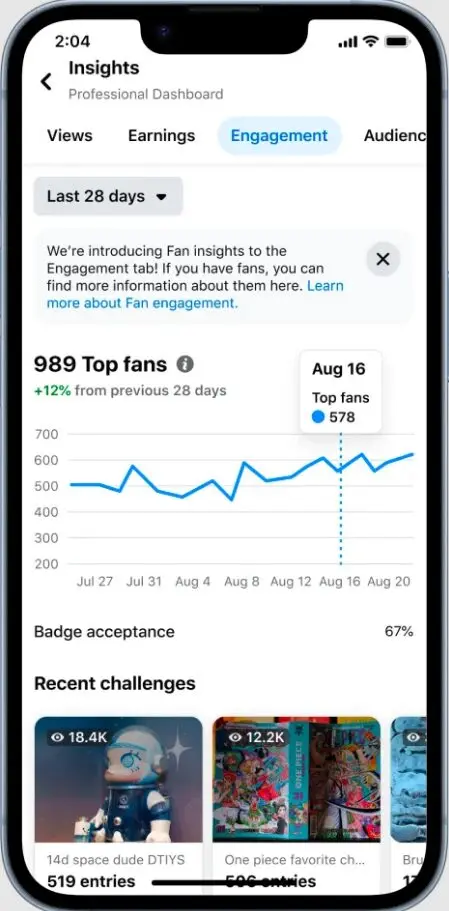 Facebook New Insights