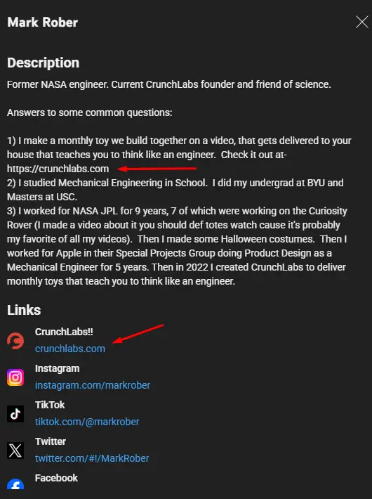 Mark Rober CrunchLabs!