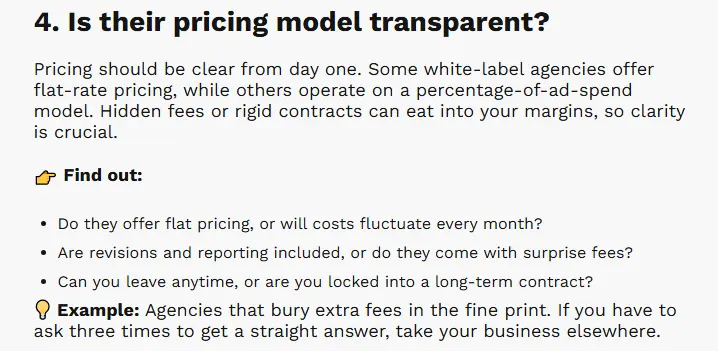 MarketHire Transparency