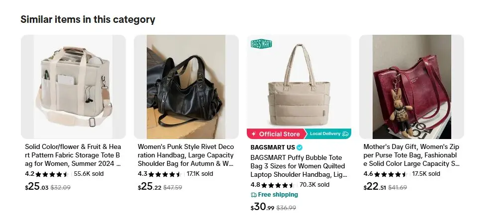 Similar Bags TikTok Shop