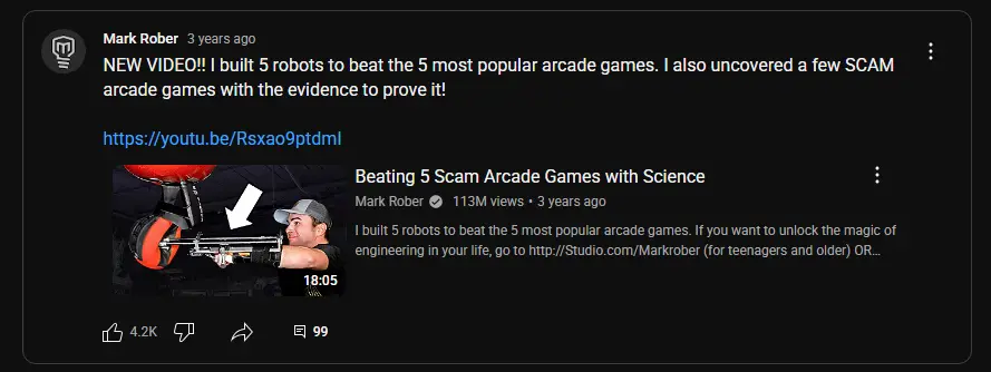 Mark Rober Posts