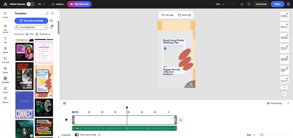 Adobe Express Design Tool