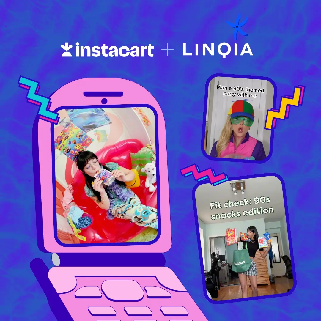 The Summer of 1999: How Instacart & Linqia Unlocked Full-Funnel Results via Nostalgic Creator-Led Storytelling