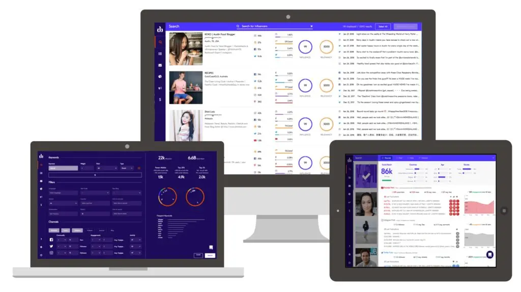 Upfluence influencer marketing platform