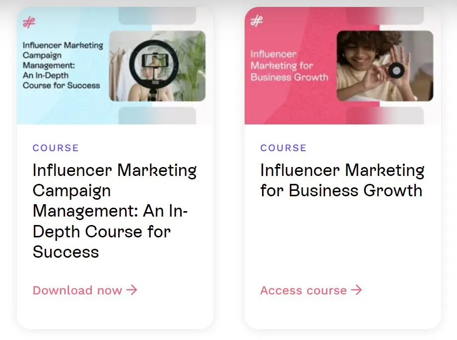 Influencity courses