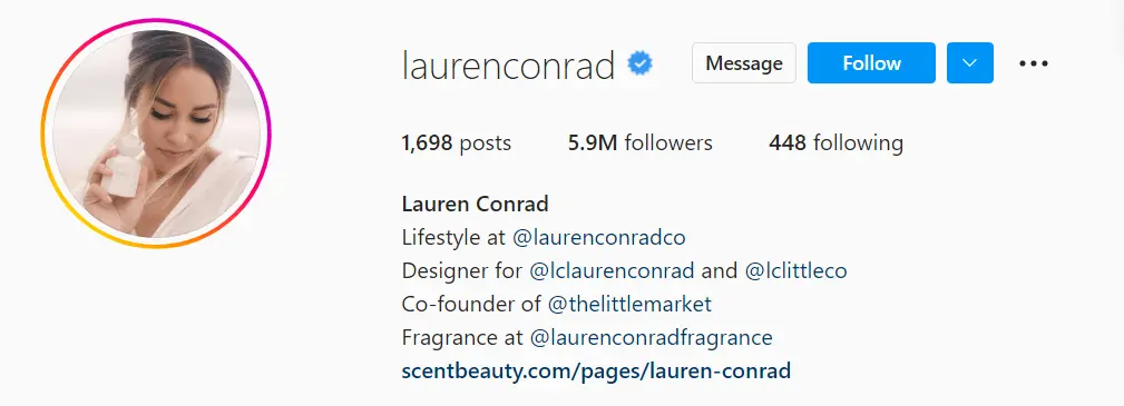 Lauren Conrad on Instagram - Fashion Influencer