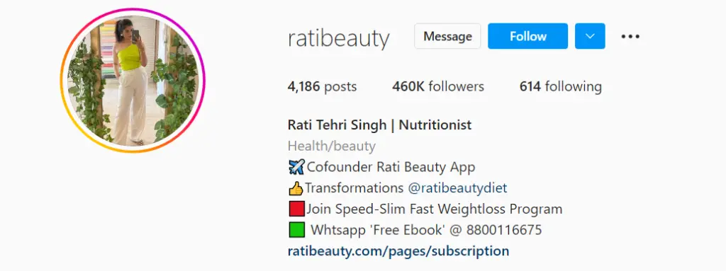 Rati Tehri Singh on Instagram - Fashion Influencer