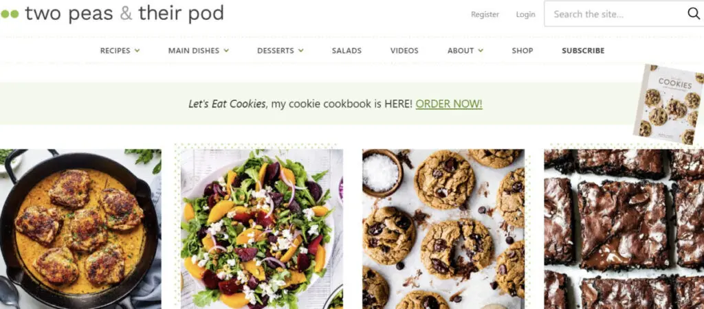 Two Peas & Their Pod food recipes