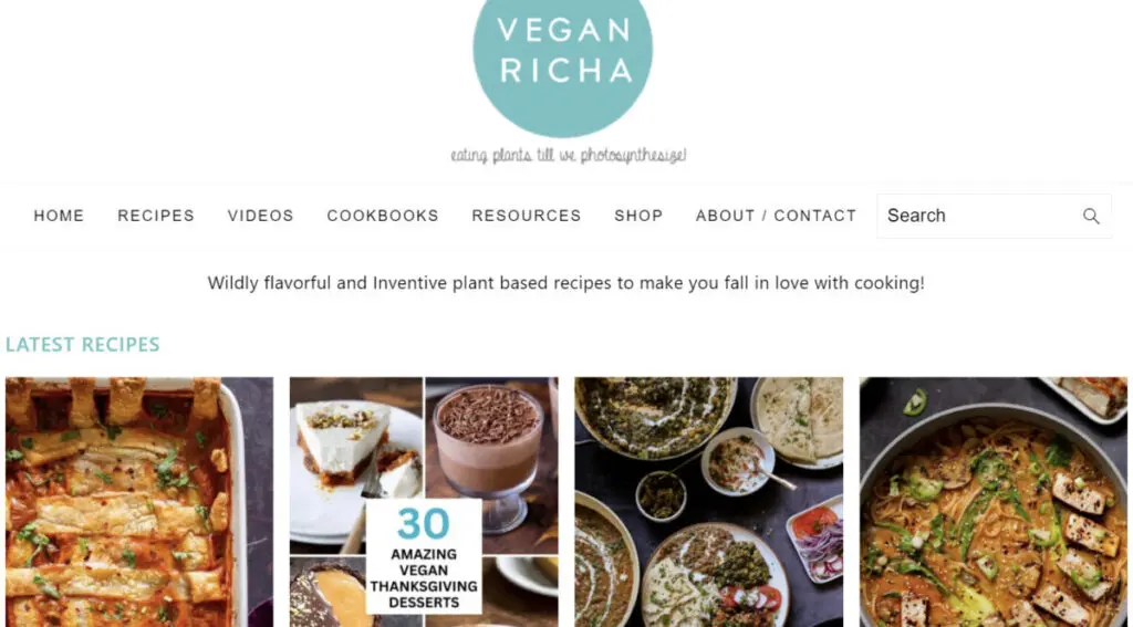 Vegan Richa food blogger
