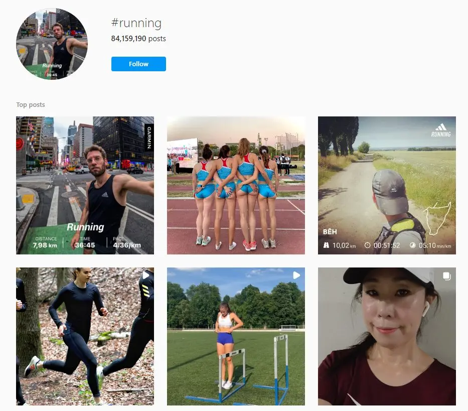 Category Hashtags #running Guide on Using Instagram Hashtags