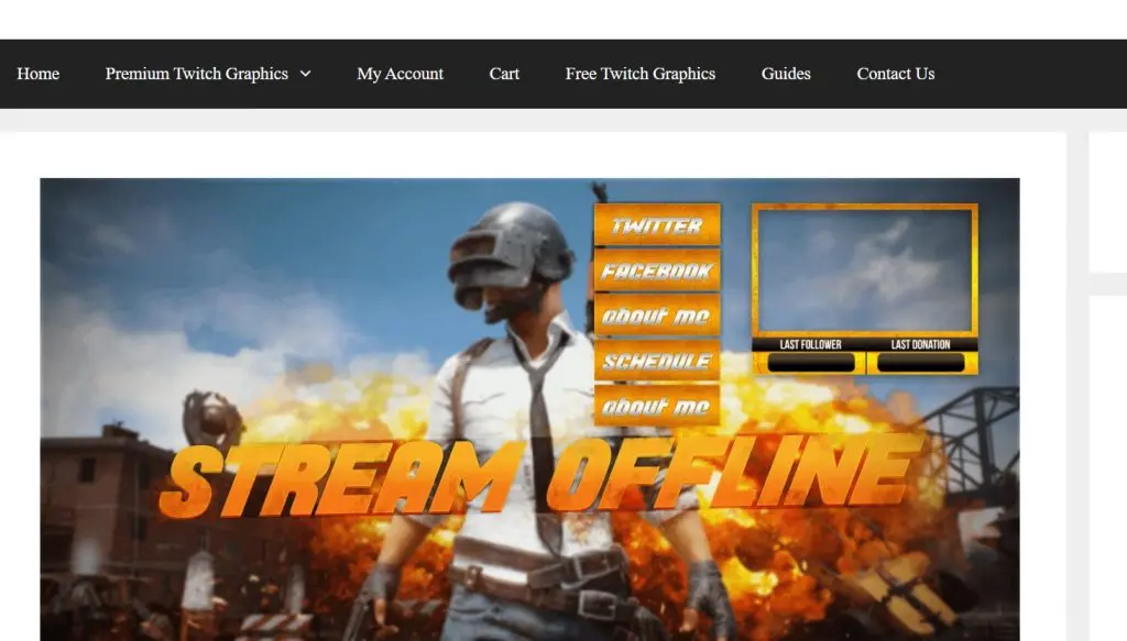 PUBG Free Twitch Overlay – TwitchGFX