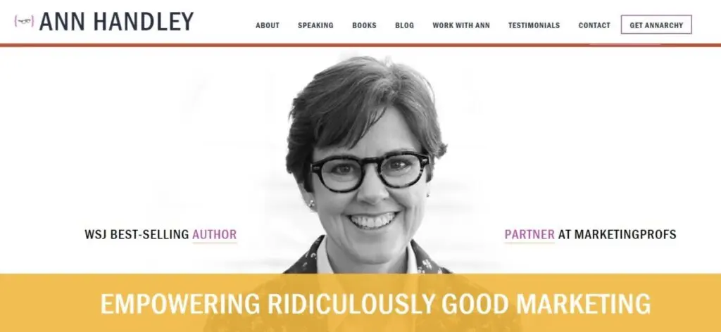 personal website Ann Handley