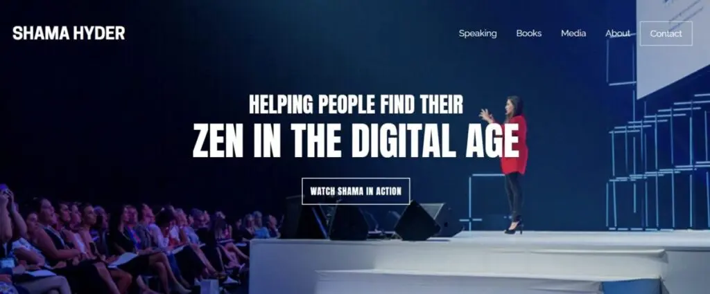 personal website Shama Hyder
