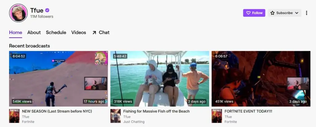 Turner Ellis Tenney (aka Tfue) Twitch's most popular streamer