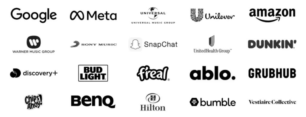 The Influencer Marketing Factory clients