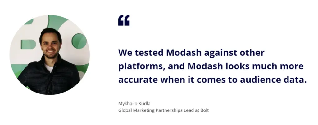 Modash customer feedback