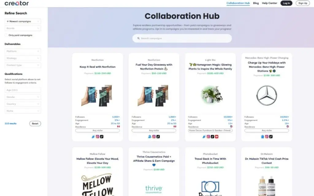 Creator.co Collaboration Hub