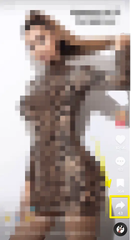 TikTok Share icon