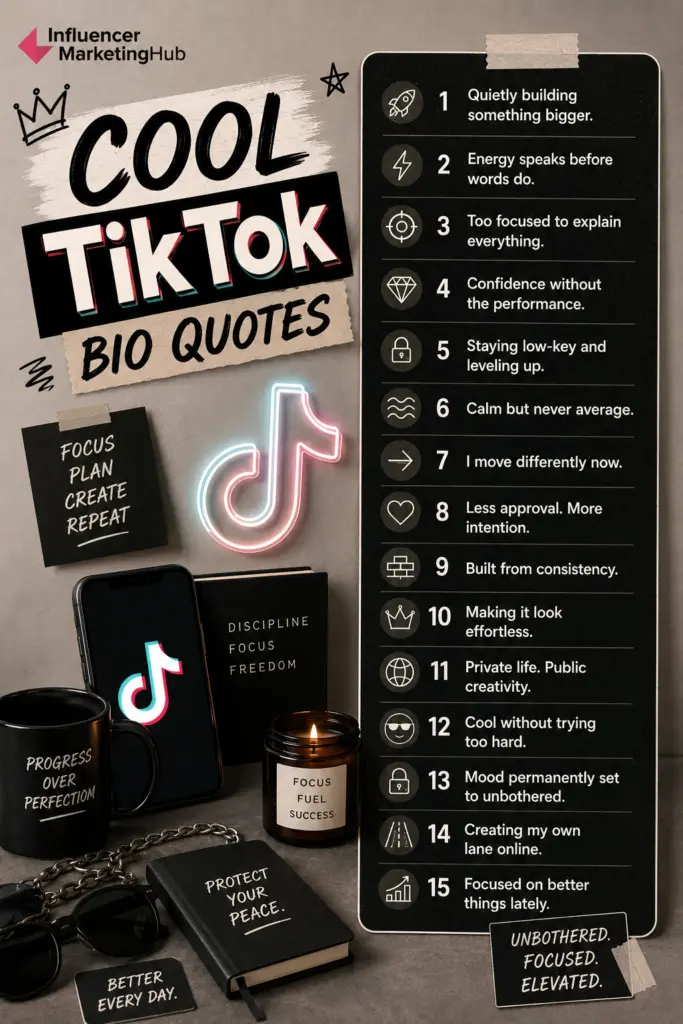 Cool TikTok Bio Quotes