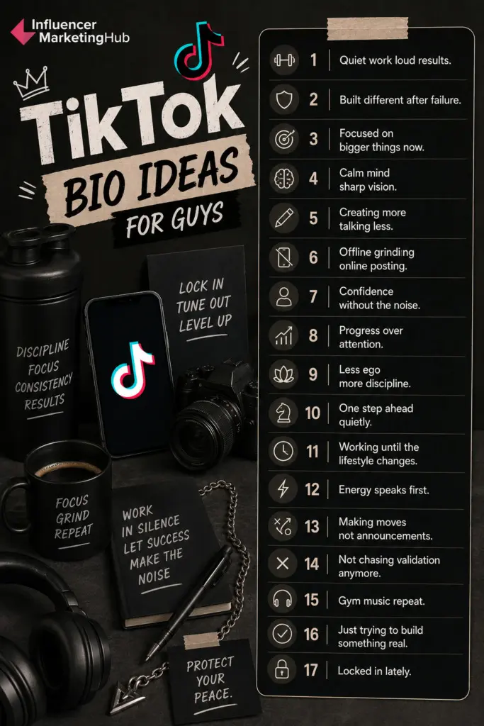 TikTok Bio Ideas for Guys