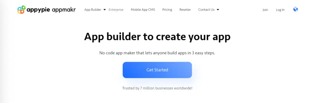 Appy Pie app builder