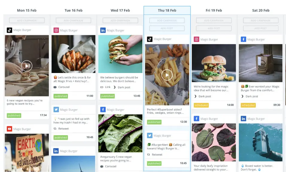 Brandwatch Media Calendar Tool