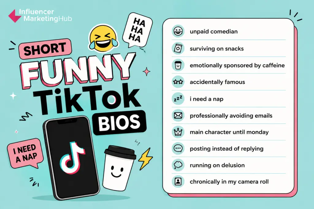 Short Funny TikTok Bios