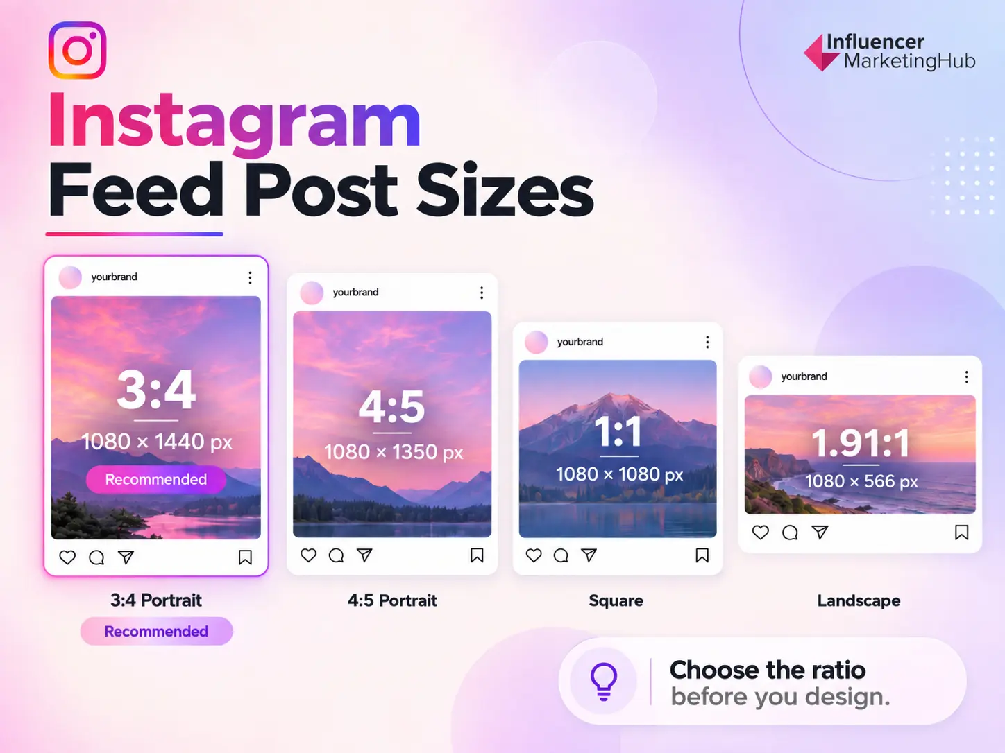 Instagram Feed Post Sizes