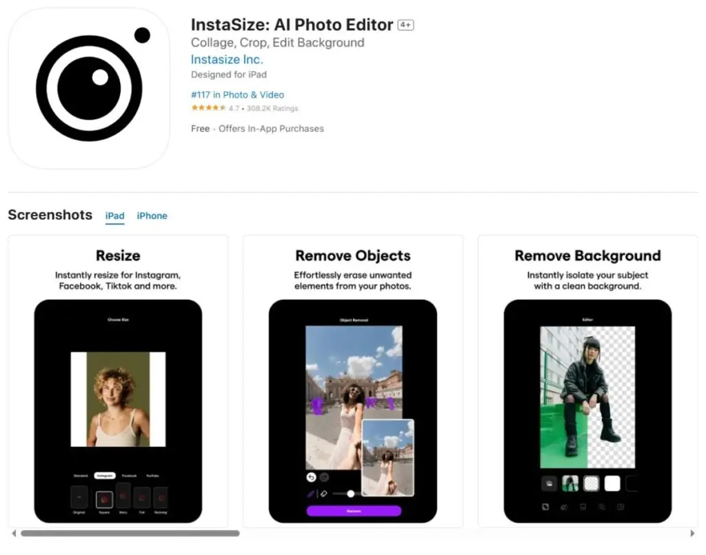 InstaSize App Instagram Image Size