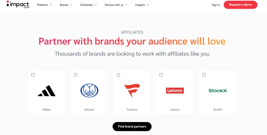 Impact Affiliate Network