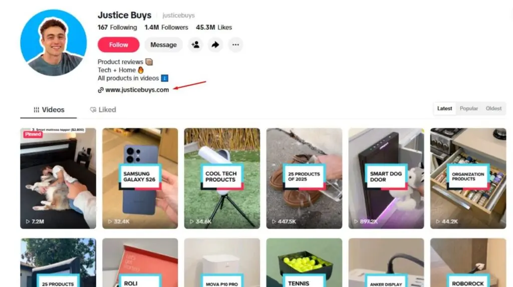 Social Media Affiliate Marketing Link in Bio