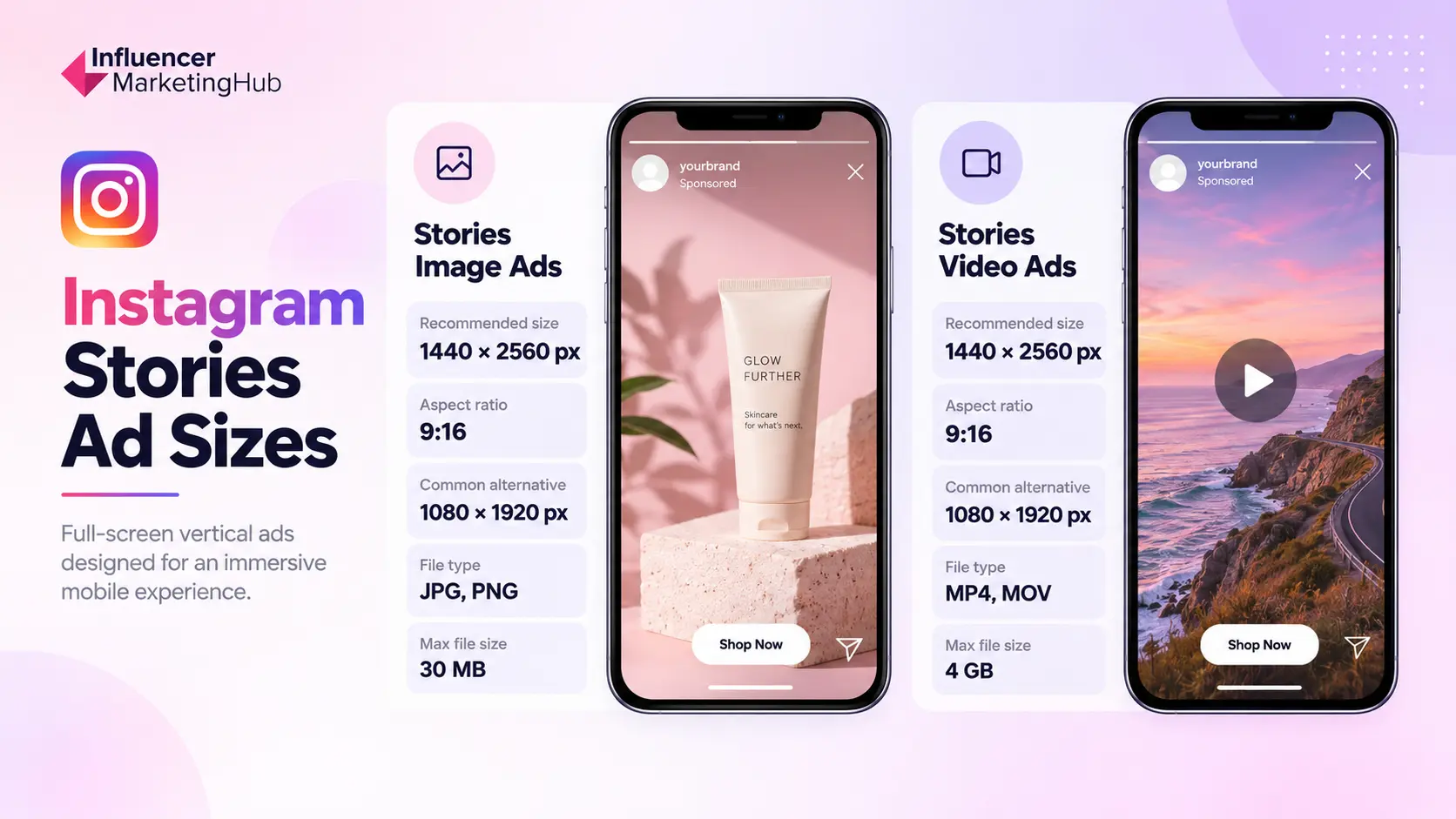 Instagram Stories Ad Sizes Specification