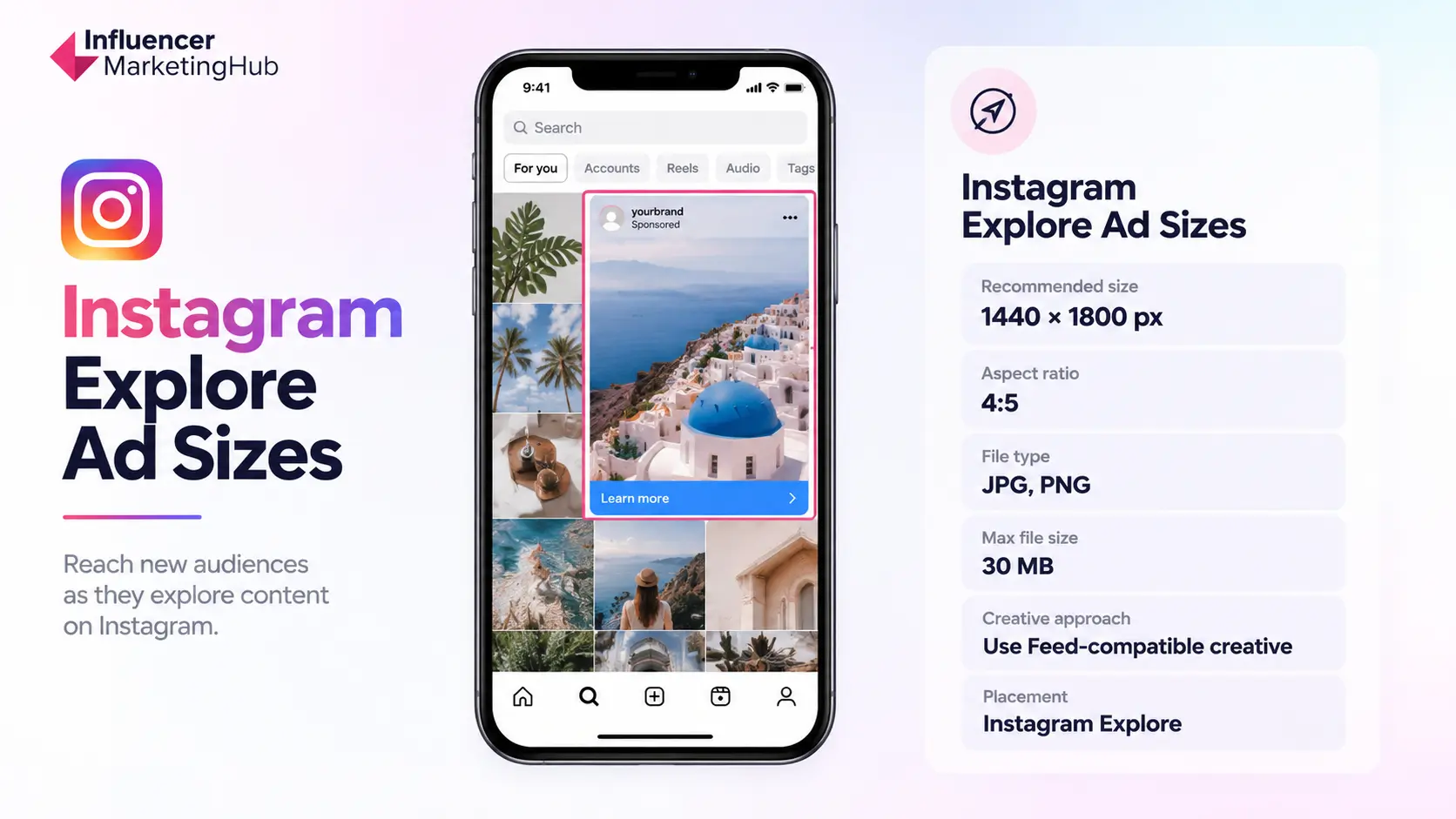 Instagram Explore Ad Sizes