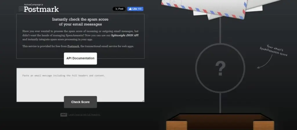 Spam Check / Postmark