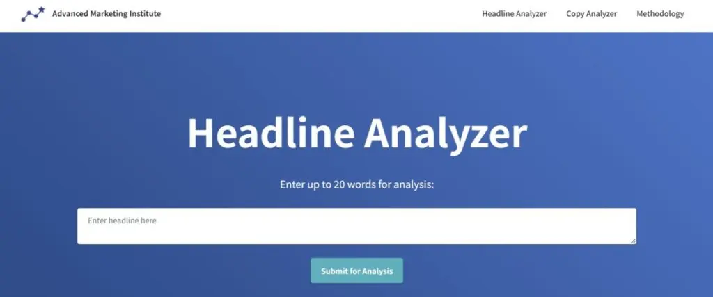 eadline Analyzer by The Advanced Marketing Institute