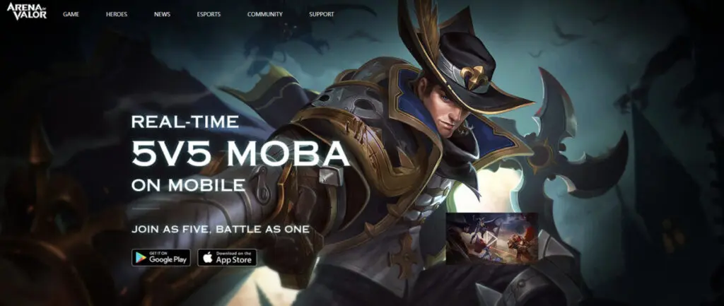 Arena of Valor multiplayer online game