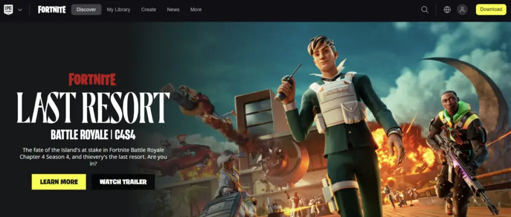 Fortnite multiplayer online game