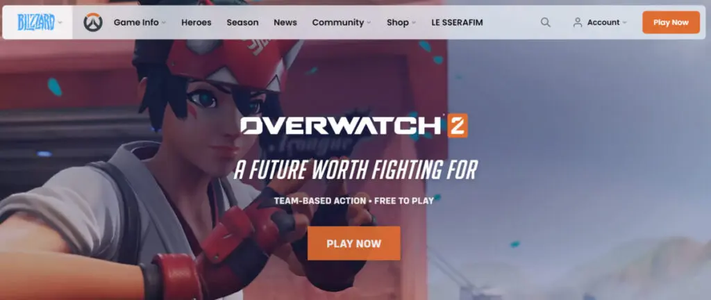 Overwatch first-person shooter game