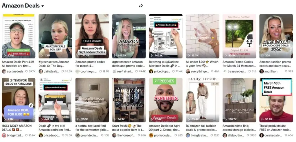 Best Amazon Influencers TikTok