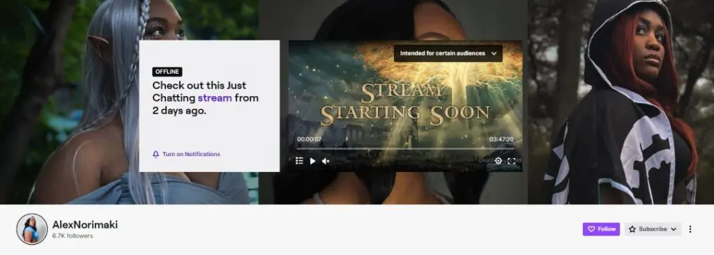 Black Twitch Streamer AlexNorimaki