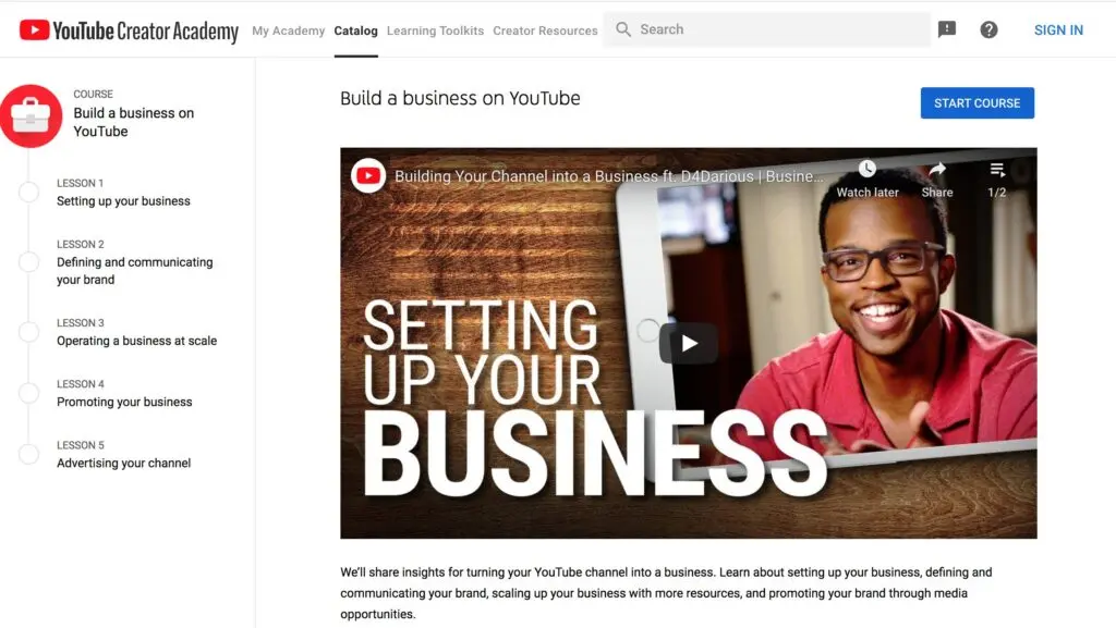 Build a Business on YouTube